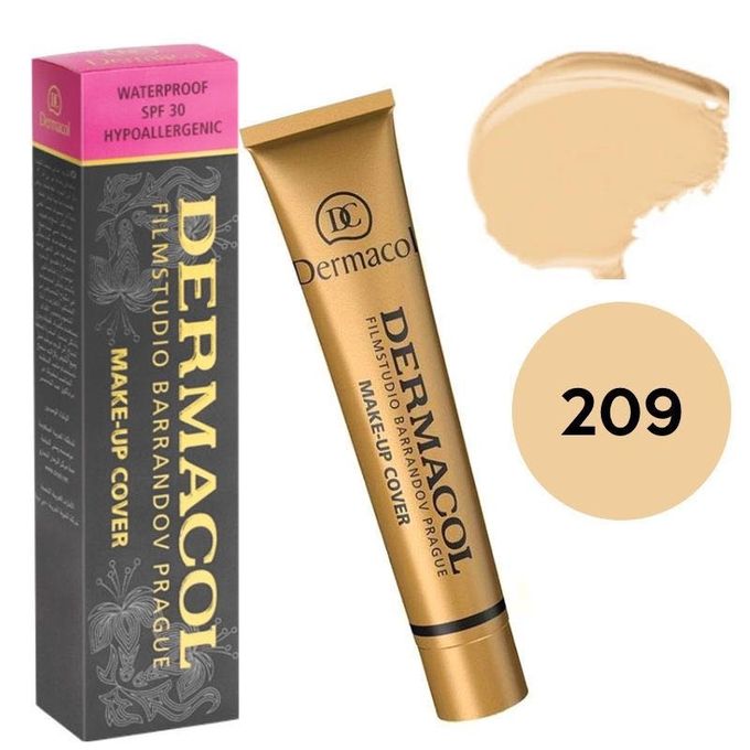 Dermacol make-up -209- cover LEGENDARY HIGH-COVERING FOUNDATION - ELBEAUTE