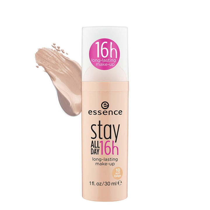Essence-10- Stay All Day 16H Long-Lasting Make-Up Foundation - ELBEAUTE