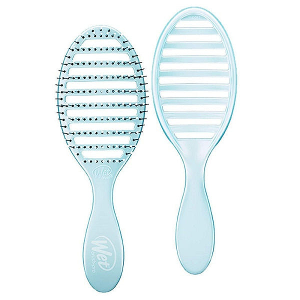 Wet Brush - Osmosis Speed Dry BLUE Hair Brush Vented Hairbrush - ELBEAUTE